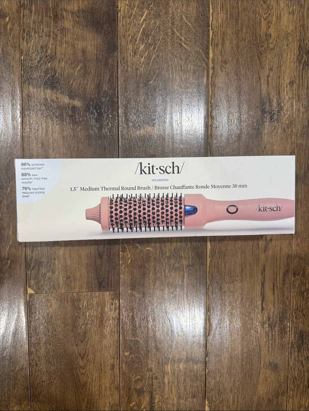 Kitsch Medium Thermal Round Brush in Dusty Pink